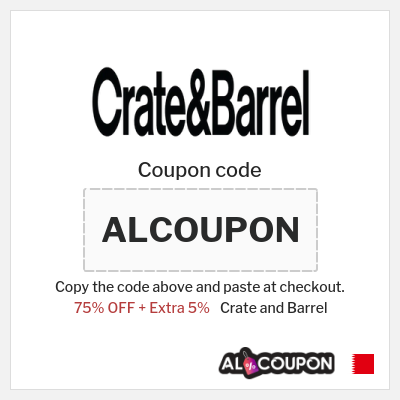 Coupon discount code for Crate and Barrel Up to 16% OFF