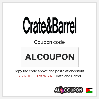 Coupon discount code for Crate and Barrel Up to 16% OFF