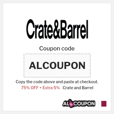 Coupon discount code for Crate and Barrel Up to 16% OFF