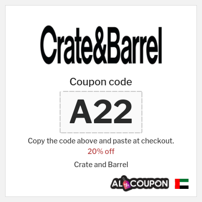 Crate and barrel furniture best sale coupon