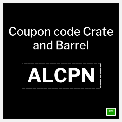 Crate and Barrel Coupon (ALCPN) Crate and Barrel promo code | 16% off Non-Discounted Items