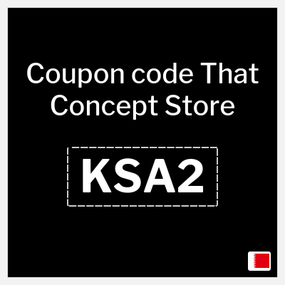 Coupon discount code for That Concept Store Up to 16% OFF