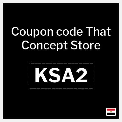 Coupon discount code for That Concept Store Up to 16% OFF