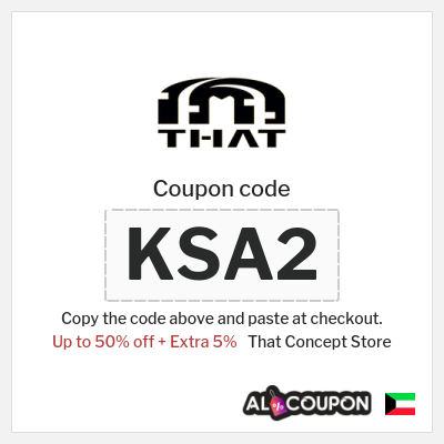 Coupon discount code for That Concept Store Up to 16% OFF
