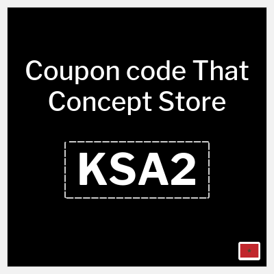 Coupon discount code for That Concept Store Up to 16% OFF