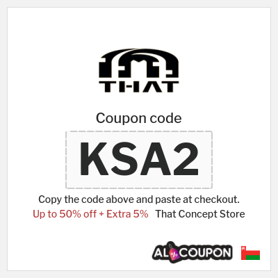 Coupon discount code for That Concept Store Up to 16% OFF