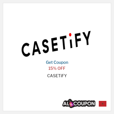 Coupon for CASETiFY (WELCOME15) 15% OFF