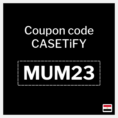 Coupon for CASETiFY (MUM23) Up to 70% OFF  + Extra 25%