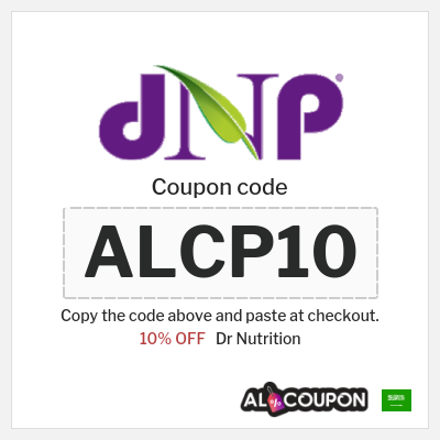 Coupon for Dr Nutrition (ALCP10) 10% OFF
