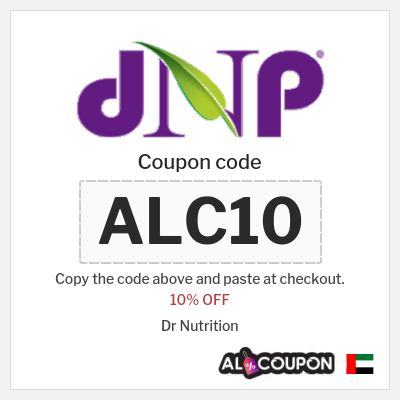 Coupon for Dr Nutrition (ALC10) 10% OFF