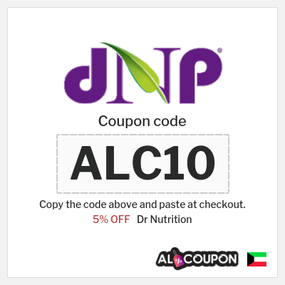 Coupon for Dr Nutrition (ALC10) 5% OFF