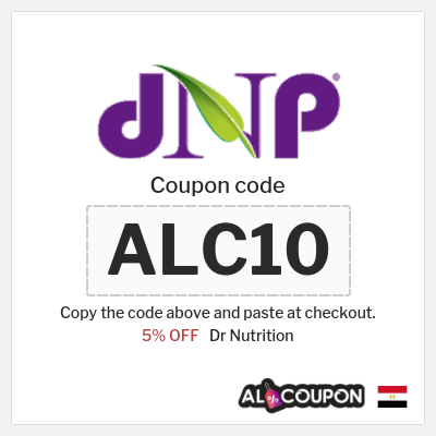 Coupon for Dr Nutrition (ALC10) 5% OFF
