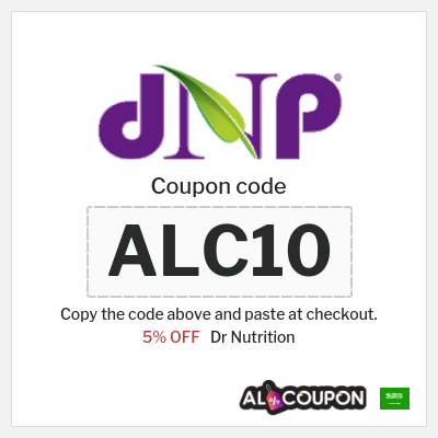 Coupon for Dr Nutrition (ALC10) 5% OFF
