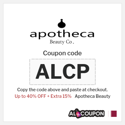 Coupon discount code for Apotheca Beauty 15% OFF