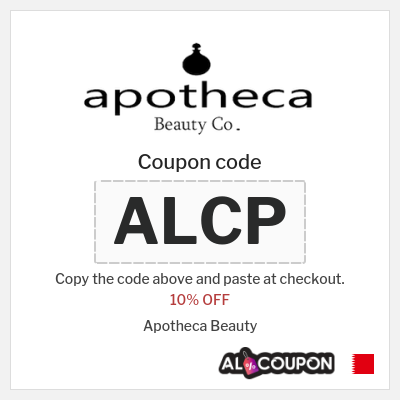 Coupon for Apotheca Beauty (ALCP) 10% OFF