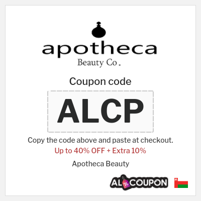 Coupon for Apotheca Beauty (ALCP) Up to 40% OFF + Extra 10%