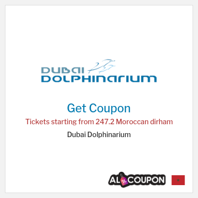 Coupon for Dubai Dolphinarium Tickets starting from 247.2 Moroccan dirham