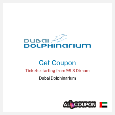 Coupon for Dubai Dolphinarium Tickets starting from 99.3 Dirham
