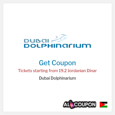 Coupon for Dubai Dolphinarium Tickets starting from 19.2 Jordanian Dinar