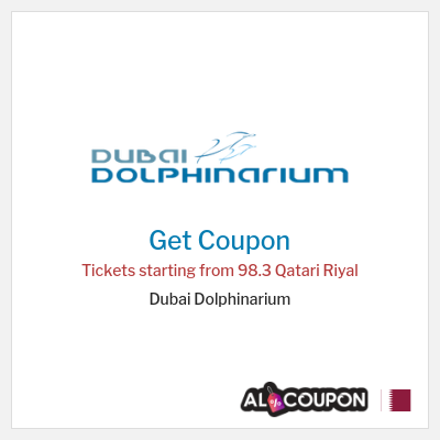 Coupon for Dubai Dolphinarium Tickets starting from 98.3 Qatari Riyal