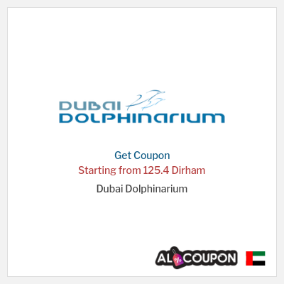 Coupon for Dubai Dolphinarium Starting from 125.4 Dirham