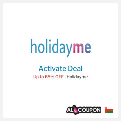 Special Deal for Holidayme Up to 65% OFF