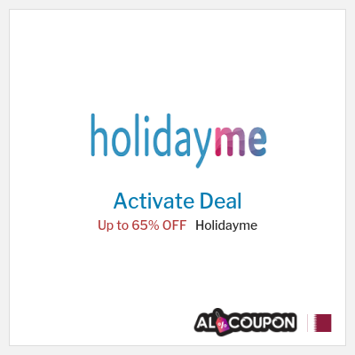 Special Deal for Holidayme Up to 65% OFF