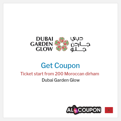Coupon for Dubai Garden Glow Ticket start from 200 Moroccan dirham