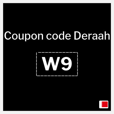 Deraah Coupon (W9) Deraah Promo Code 2025