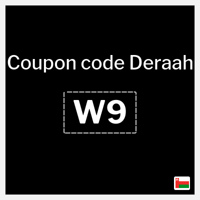 Coupon for Deraah (W9) 5% Off + Free Shipping