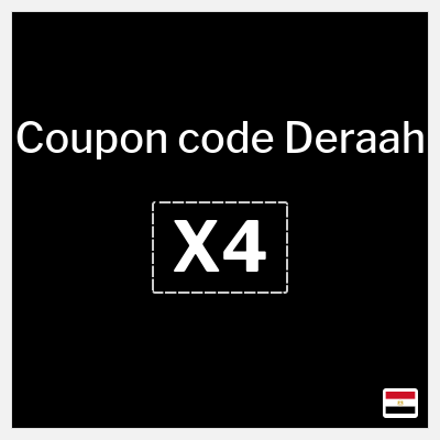 Deraah Coupon (X4) Deraah Promo Code 2026