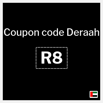 Deraah Coupon (R8) 5% Deraah discount code 2025