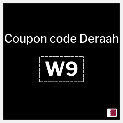 Deraah Coupon (W9) 5% Deraah discount code 2025