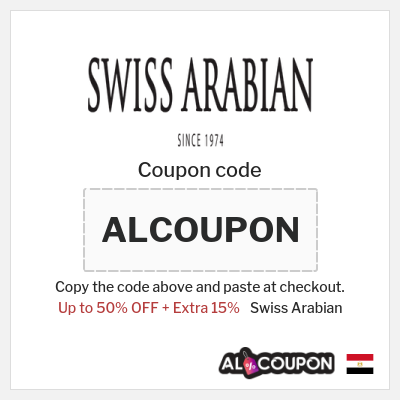 Coupon discount code for Swiss Arabian 15% OFF