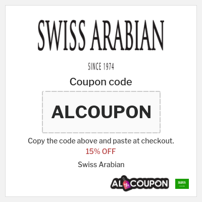 Swiss arabian outlet coupon code