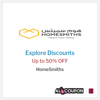 Coupon discount code for HomeSmiths Discounts up to 50%