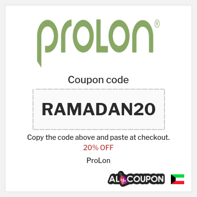 Coupon discount code for ProLon 20% OFF