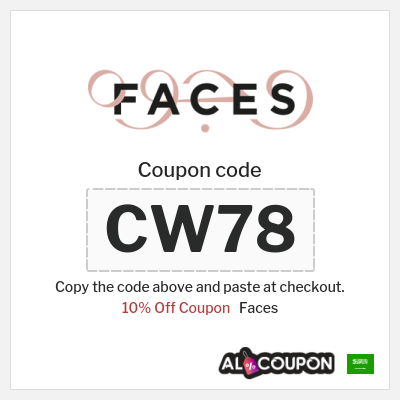 Coupon discount code for Faces Up to 70% Coupons & Deals