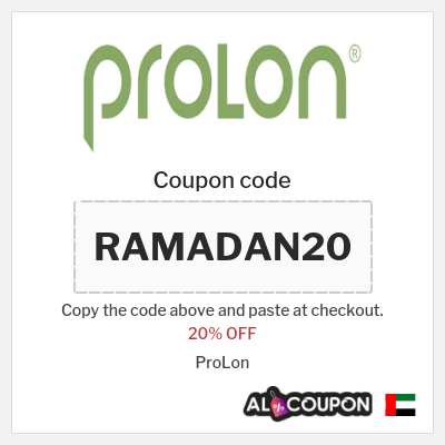 Coupon for ProLon (RAMADAN20) 20% OFF
