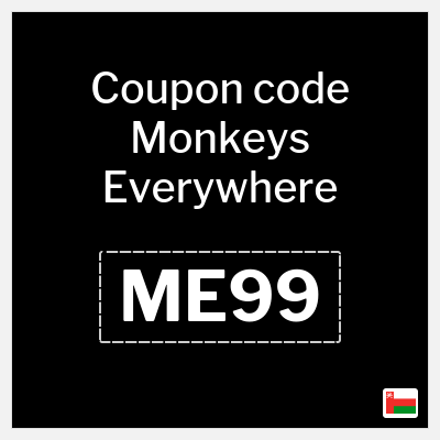 Coupon discount code for Monkeys Everywhere 10% OFF
