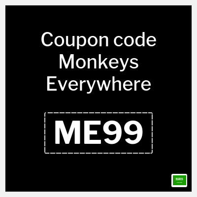 Coupon discount code for Monkeys Everywhere 10% OFF
