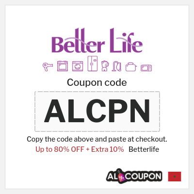 Coupon discount code for Betterlife 10% OFF