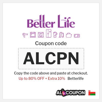 Coupon discount code for Betterlife 10% OFF
