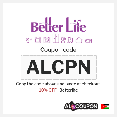 Coupon discount code for Betterlife 10% OFF