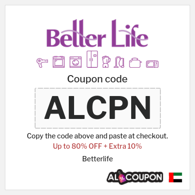 Coupon discount code for Betterlife 10% OFF