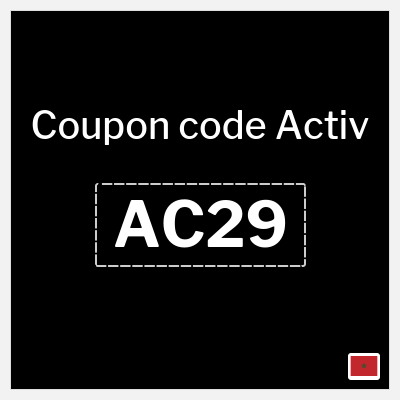 Coupon discount code for Activ 10% OFF