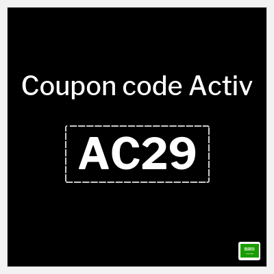 Coupon discount code for Activ 10% OFF