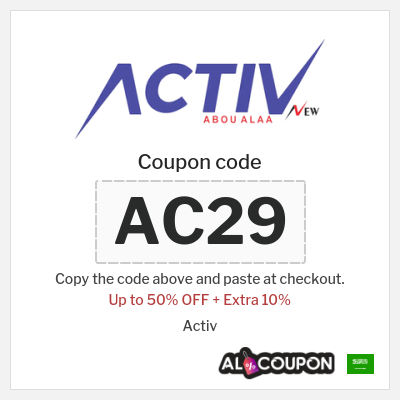 Activ Promo Code 2024 | Activ Egypt Offers