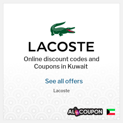 Coupon for Lacoste (L16) More than 35% Discount