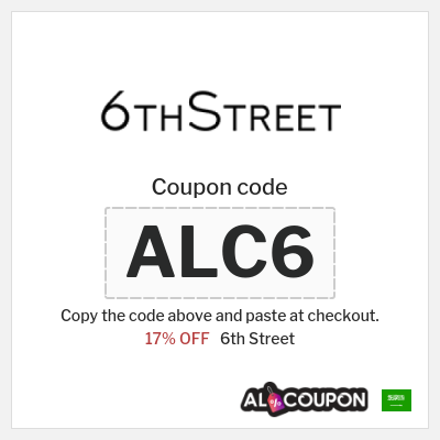 Coupon for 6th Street (ALC6) 17% OFF